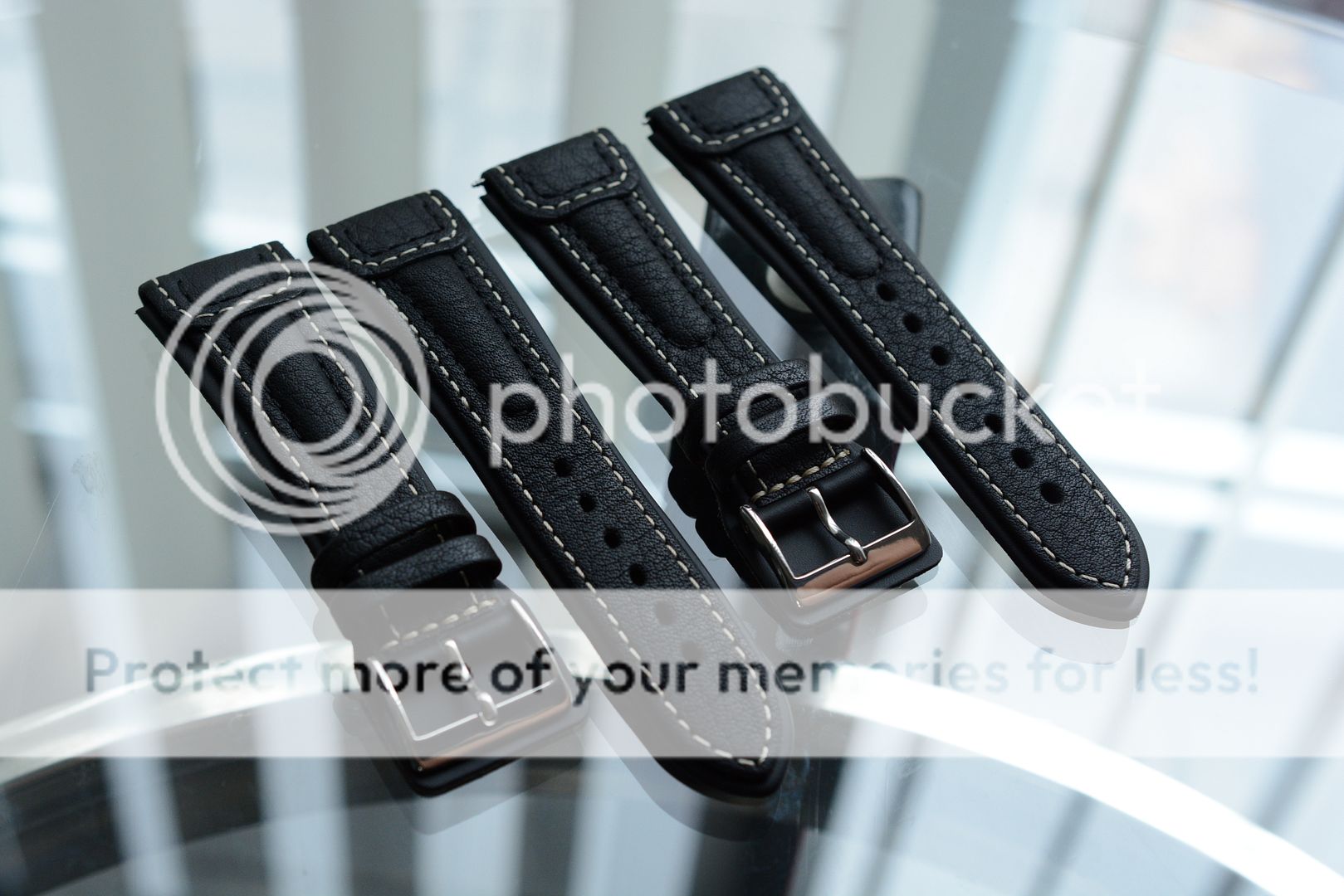 SOLD 22mm DiModell Chronissimo Waterproof Leather Watch Strap 137010
