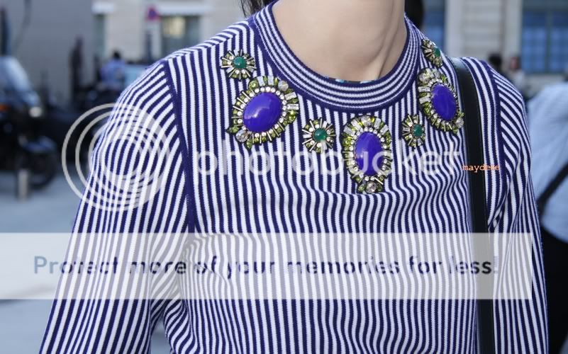 Caroline Issa patterned embellished sweater