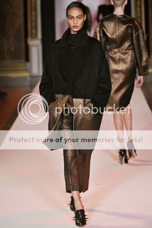 Hakaan fall winter 2012/13 gold combo coat