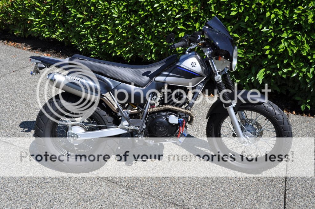 Pics of tw200 with street tires please??? TW200 Forum